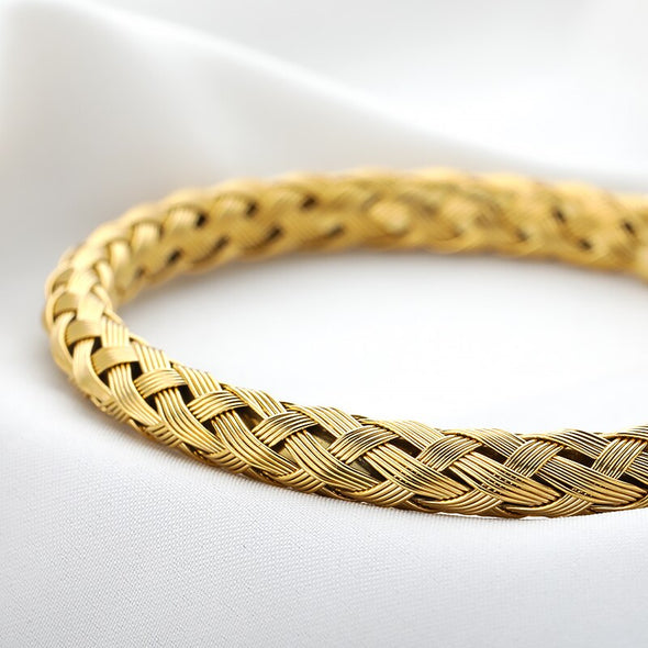 INITIO Handcrafted Knit Cuff Bracelet