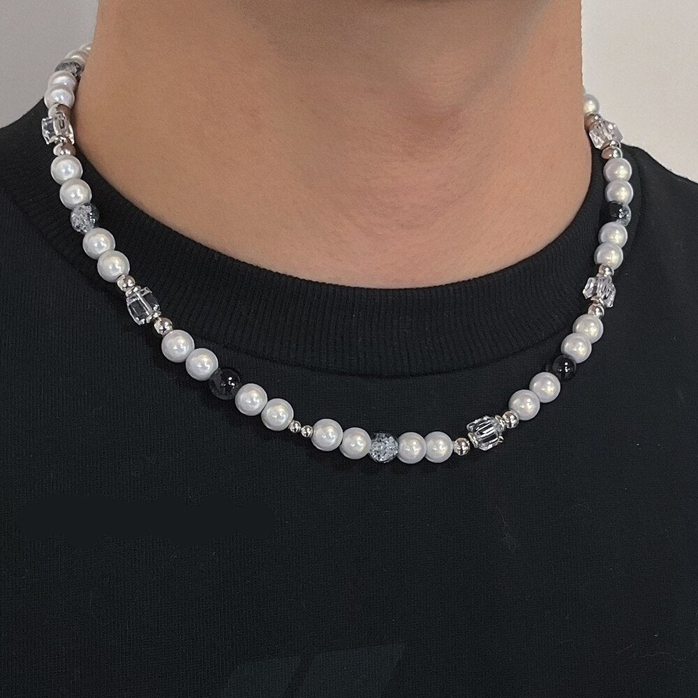 Pearl & Swarovski Necklace | Nishi Pearls