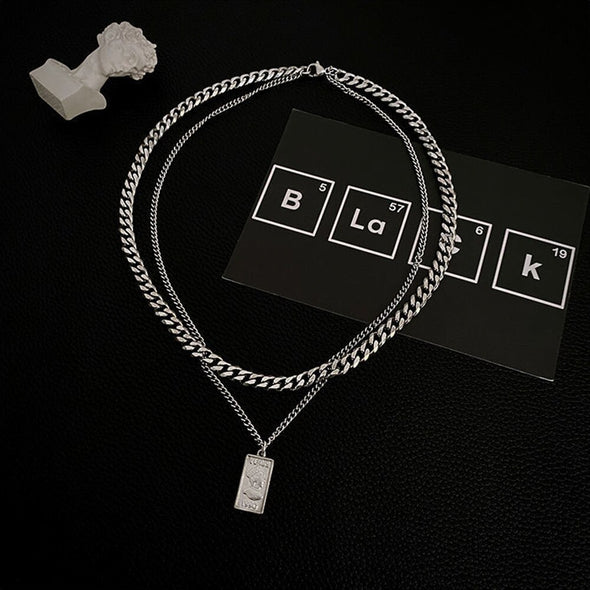 INITIO Eros Twin Strand Necklace (Combo)