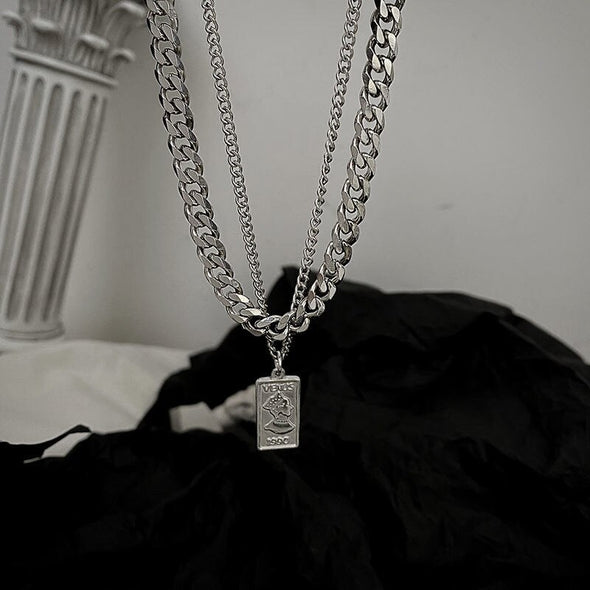 INITIO Eros Twin Strand Necklace (Combo)