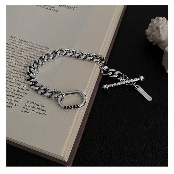 INITIO Metal Buckle Cuff Bracelet