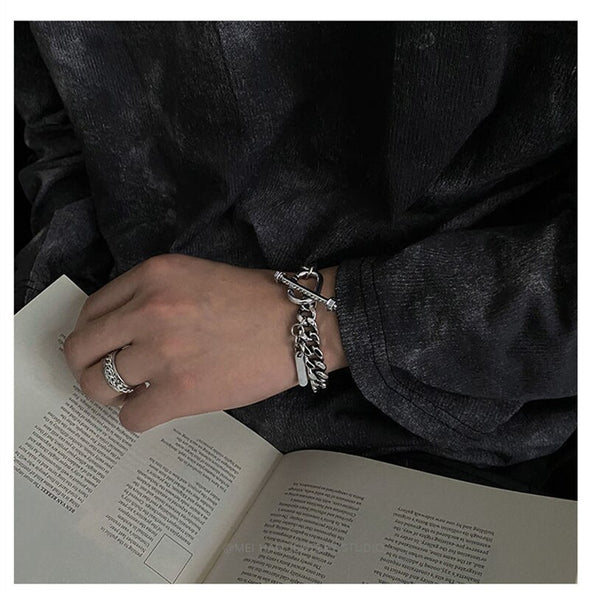 INITIO Metal Buckle Cuff Bracelet