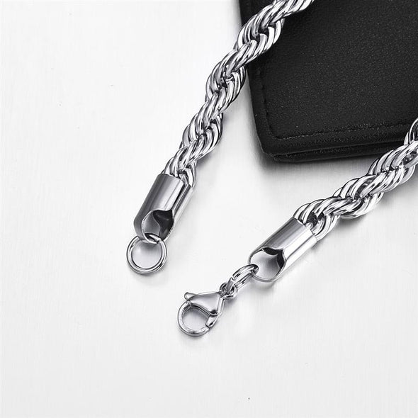 INITIO Twist Rope Chain Necklace