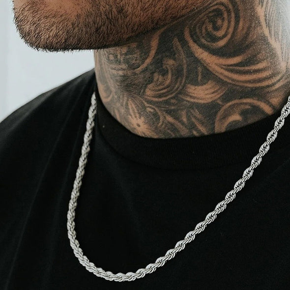 INITIO Twist Rope Chain Necklace