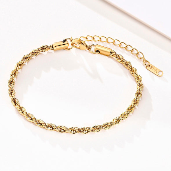 INITIO Twist Rope Chain Bracelet
