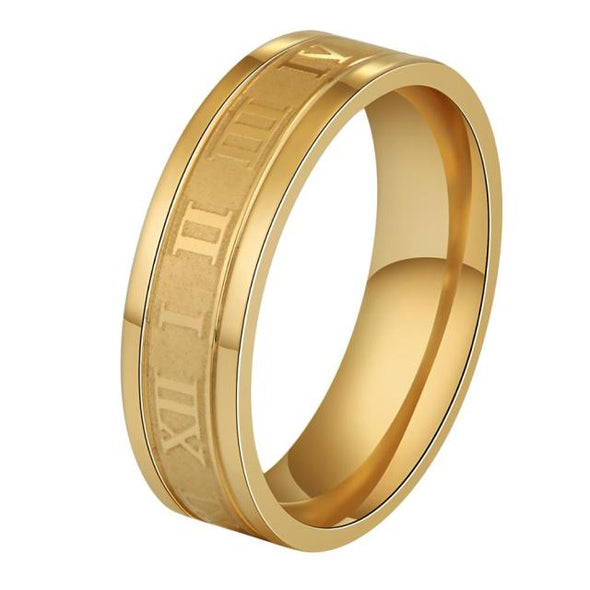 INITIO Roman Numerals Ring